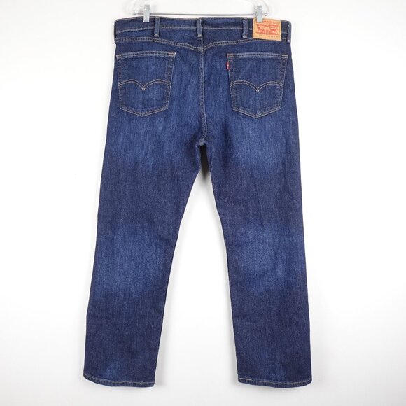 Levi's 505 Jeans Mens 40x30 Straight Leg Stretch Denim - Picture 1 of 12